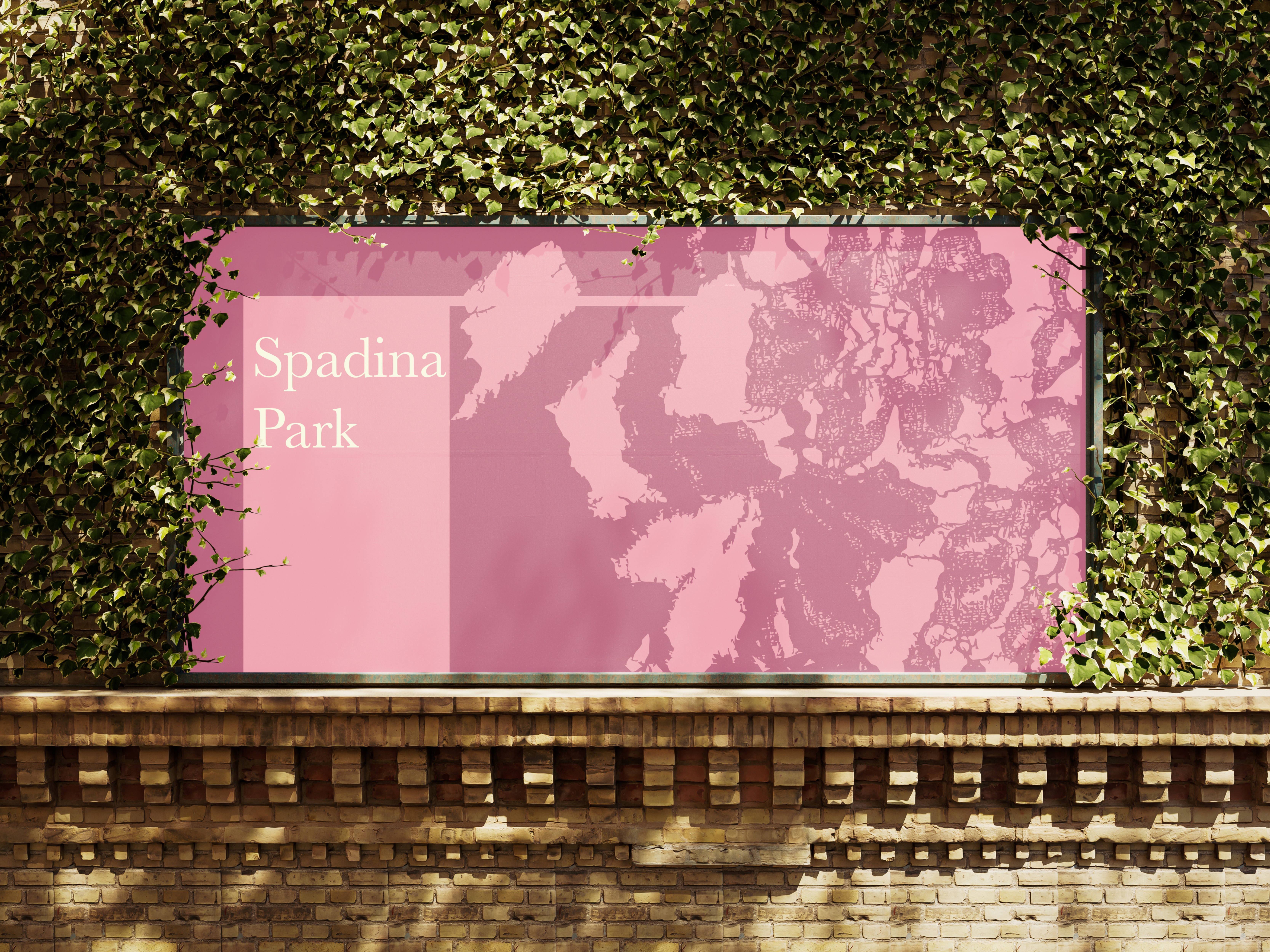 Spadina Park signage